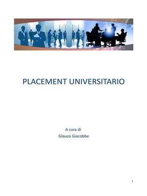 cover image of Placement universitario
